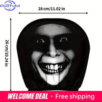 Spooky Smile Car Headrest Covers (2-pack)