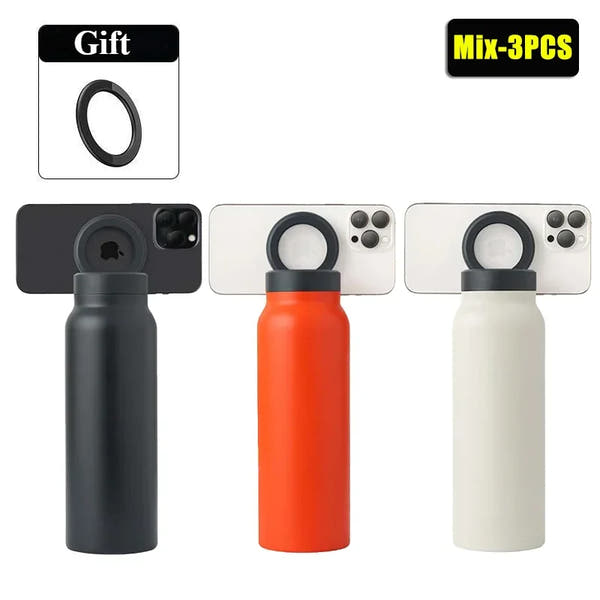 Sports Bottle + Phone Holder