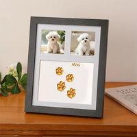 DIY Pet Paw Print Keepsake Frame