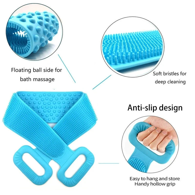 Silicone Back Scrubber and Body Brush