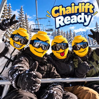 Funny Face Knit Ski Mask