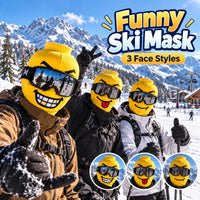 Funny Face Knit Ski Mask
