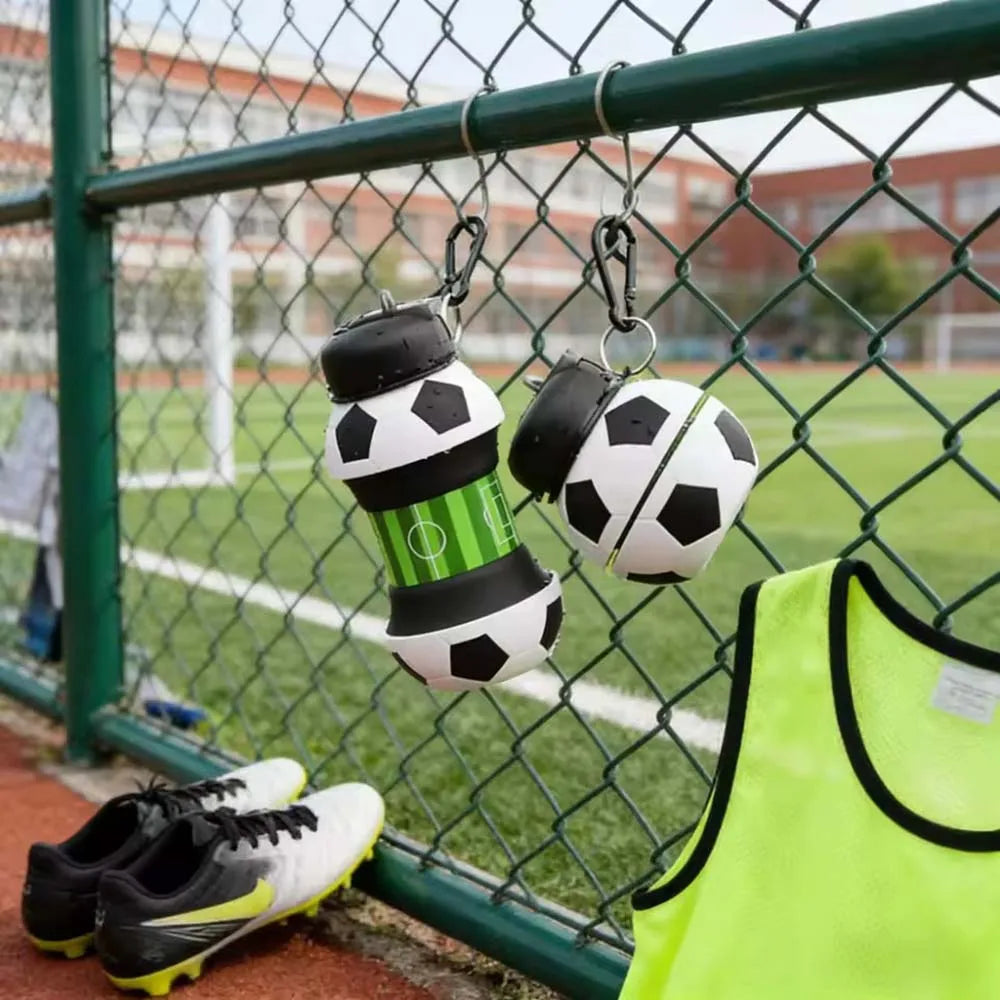 Foldable Sports Ball Water Bottle