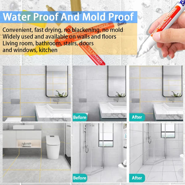 Waterproof Tile Grout Pen