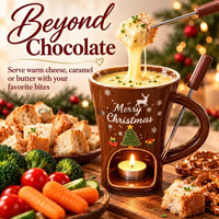 Santa Chocolate Fondue Mug