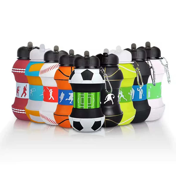 Foldable Sports Ball Water Bottle