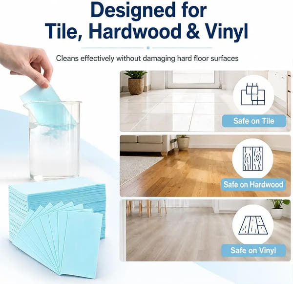 Dissolvable Floor Cleaner Sheets (100-Pack)