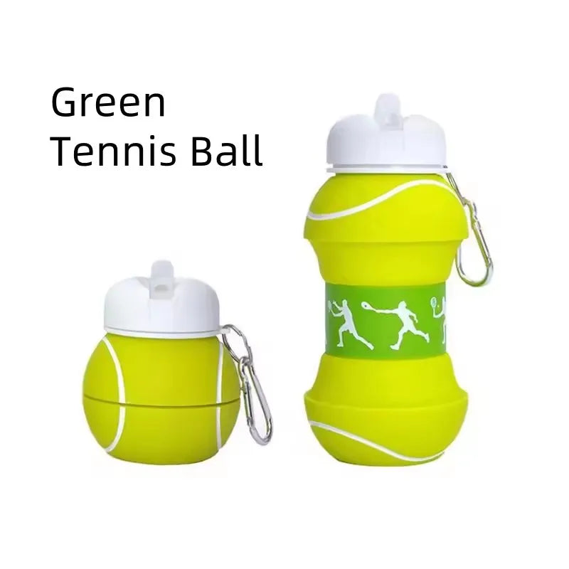 Foldable Sports Ball Water Bottle
