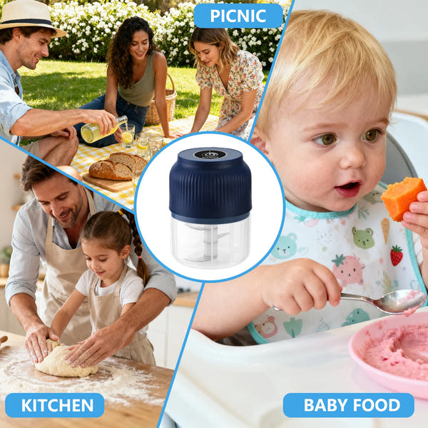 Cordless Electric Mini Garlic Chopper