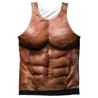 Men's Fake Abs Muscle Print Tank Top