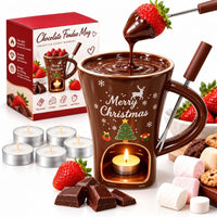 Santa Chocolate Fondue Mug