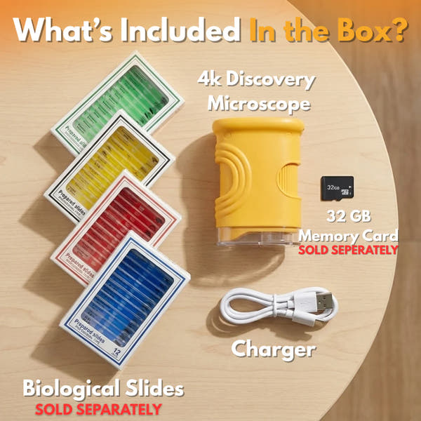 4K Discovery Microscope for Kids