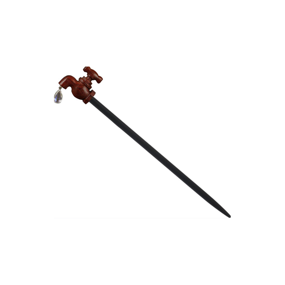 Wooden Faucet Hair Stick