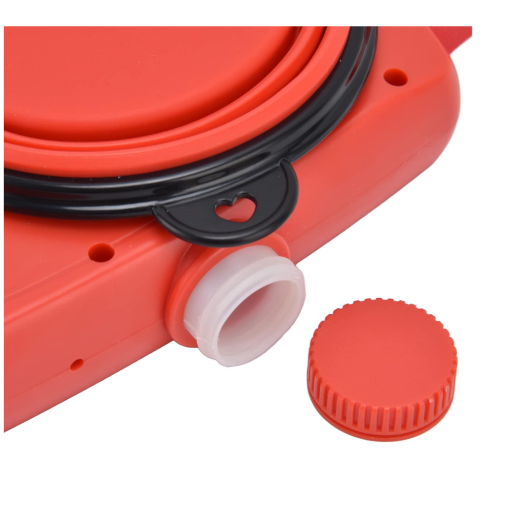 Pet Leash with Foldable Bowl
