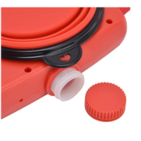 Pet Leash with Foldable Bowl