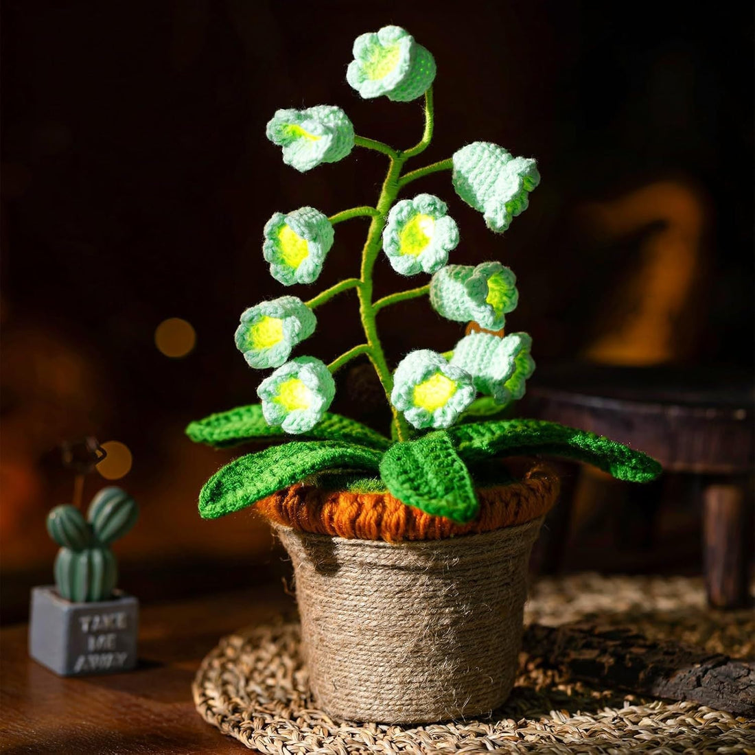Glowing Crochet Lily Light