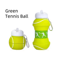 Foldable Sports Ball Water Bottle