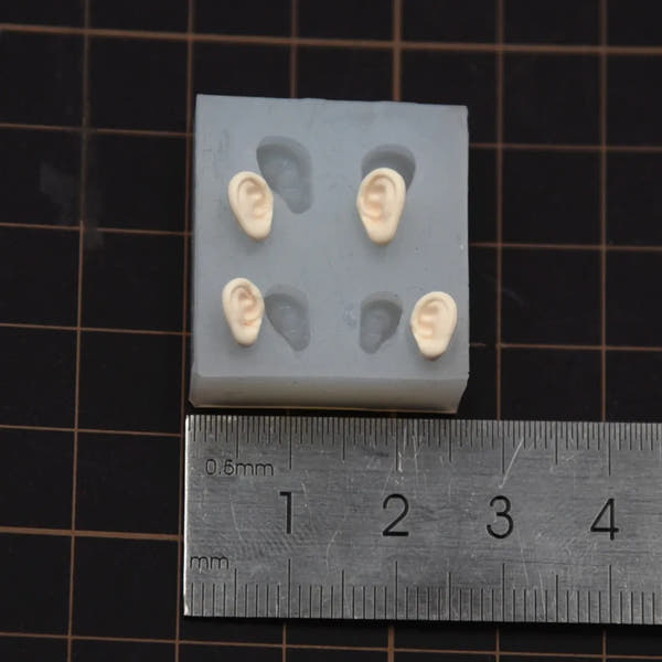 Silicone Doll Ear Mold