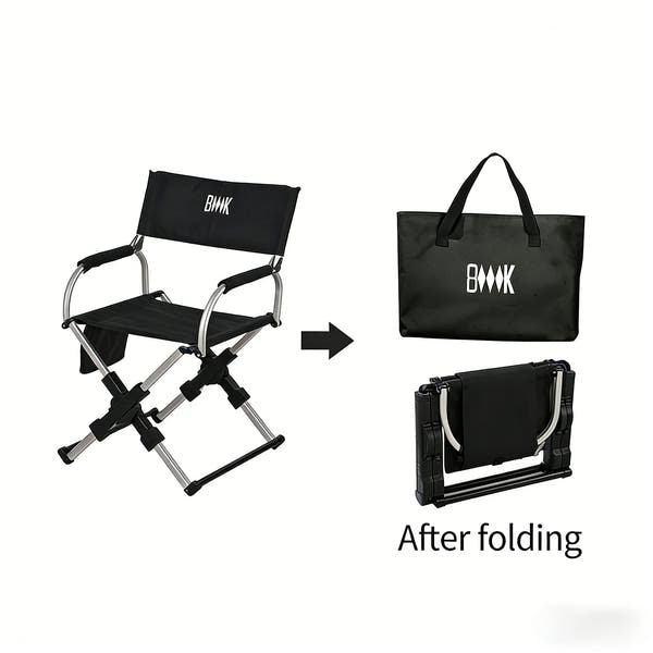 Foldable Aluminum Camping Director Chair