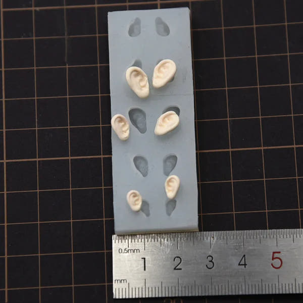 Silicone Doll Ear Mold