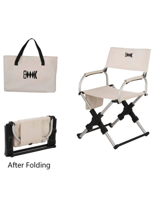 Foldable Aluminum Camping Director Chair