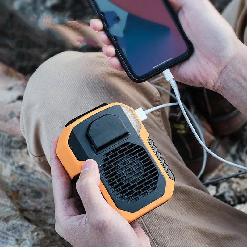 Waist Fan & Power Bank