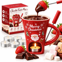 Santa Chocolate Fondue Mug