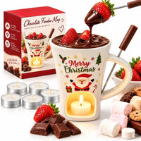 Santa Chocolate Fondue Mug