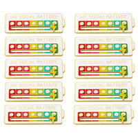 2026 Social Battery Status Brooch
