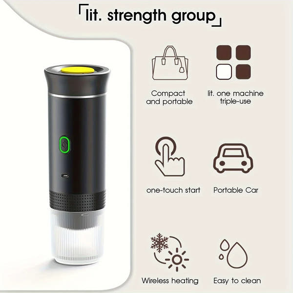 3-in-1 Portable Espresso Maker