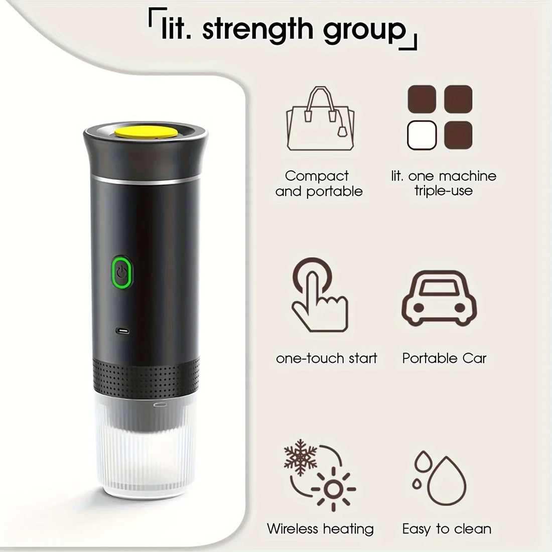 3-in-1 Portable Espresso Maker