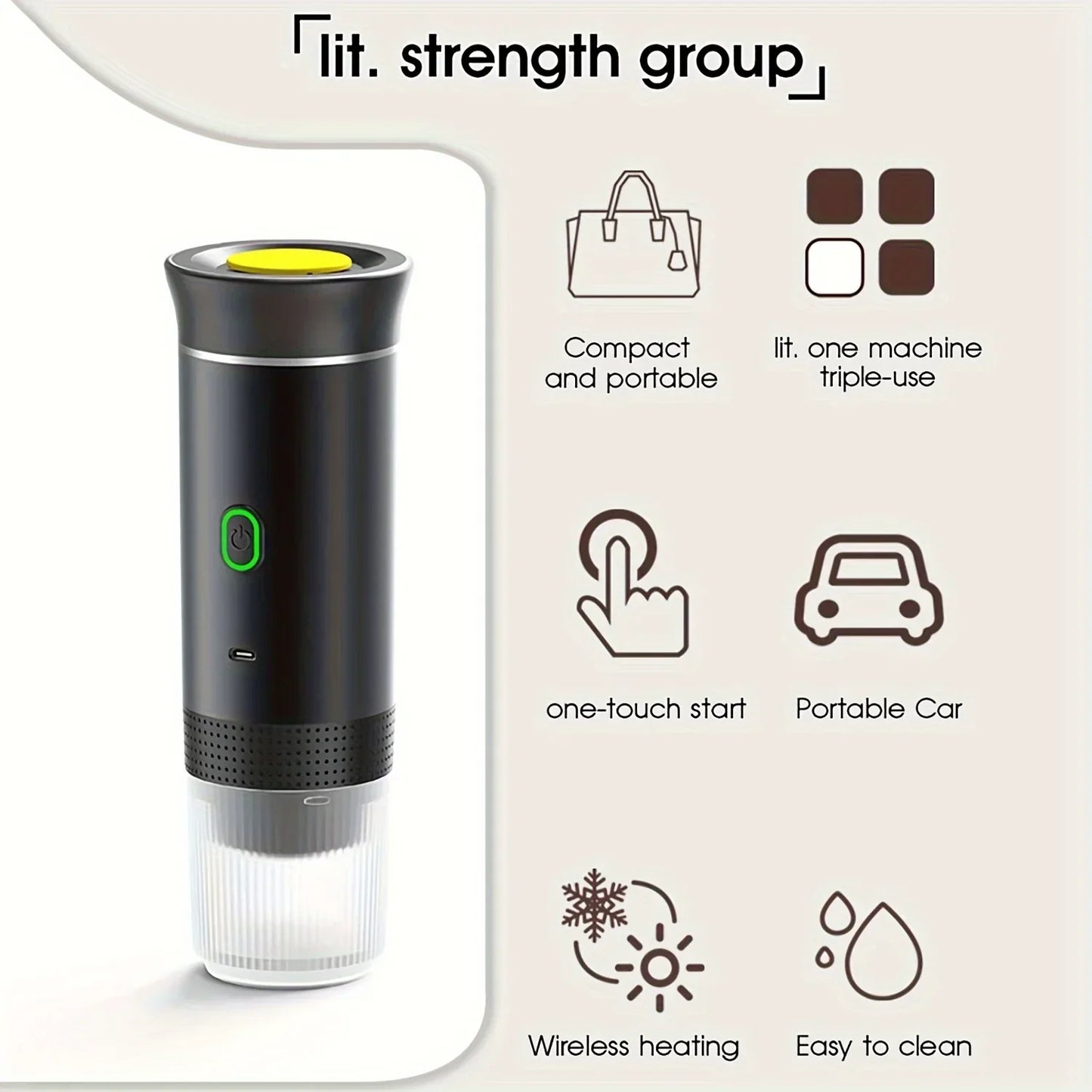 3-in-1 Portable Espresso Maker