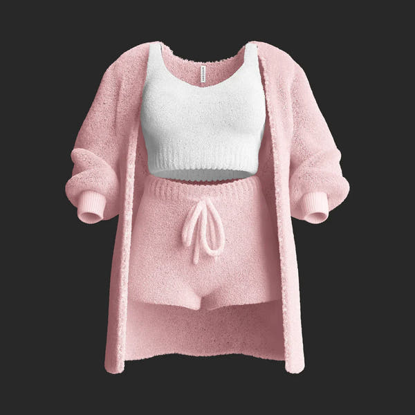 LuxCozy Knit Lounge Set