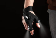 LED Half-Finger Gloves