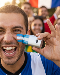 Football Fan Face Paint Stick (3-Color Flag)