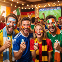 Football Fan Face Paint Stick (3-Color Flag)