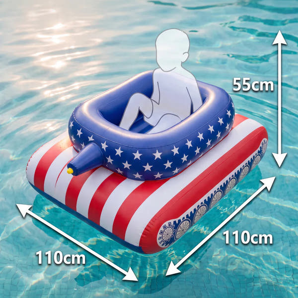 Inflatable Tank Pool Float