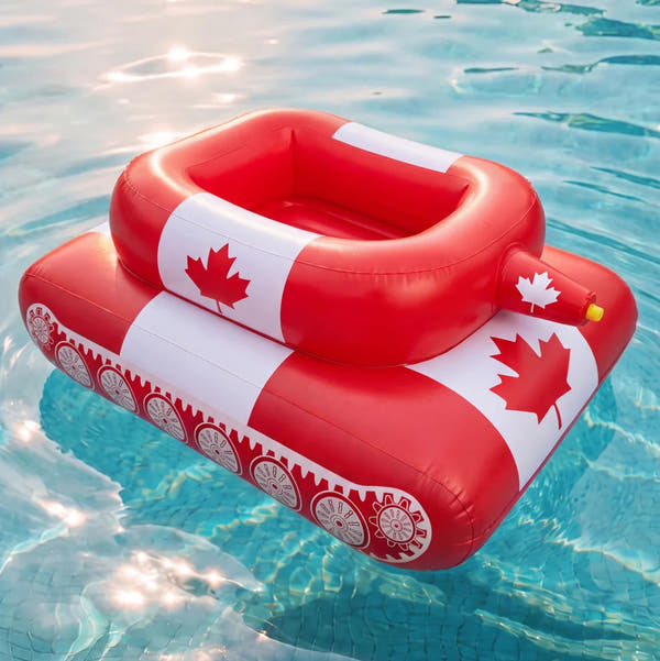 Inflatable Tank Pool Float