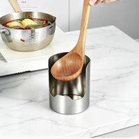 2 in 1 stainless steel spoon lid holder