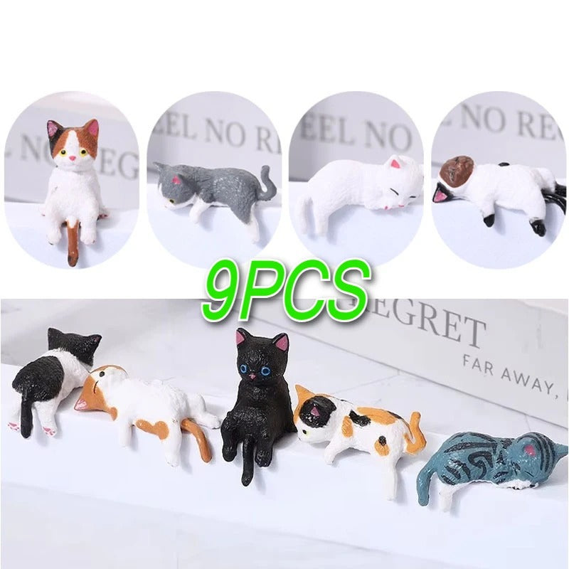 Mini Cat Desk Figurines