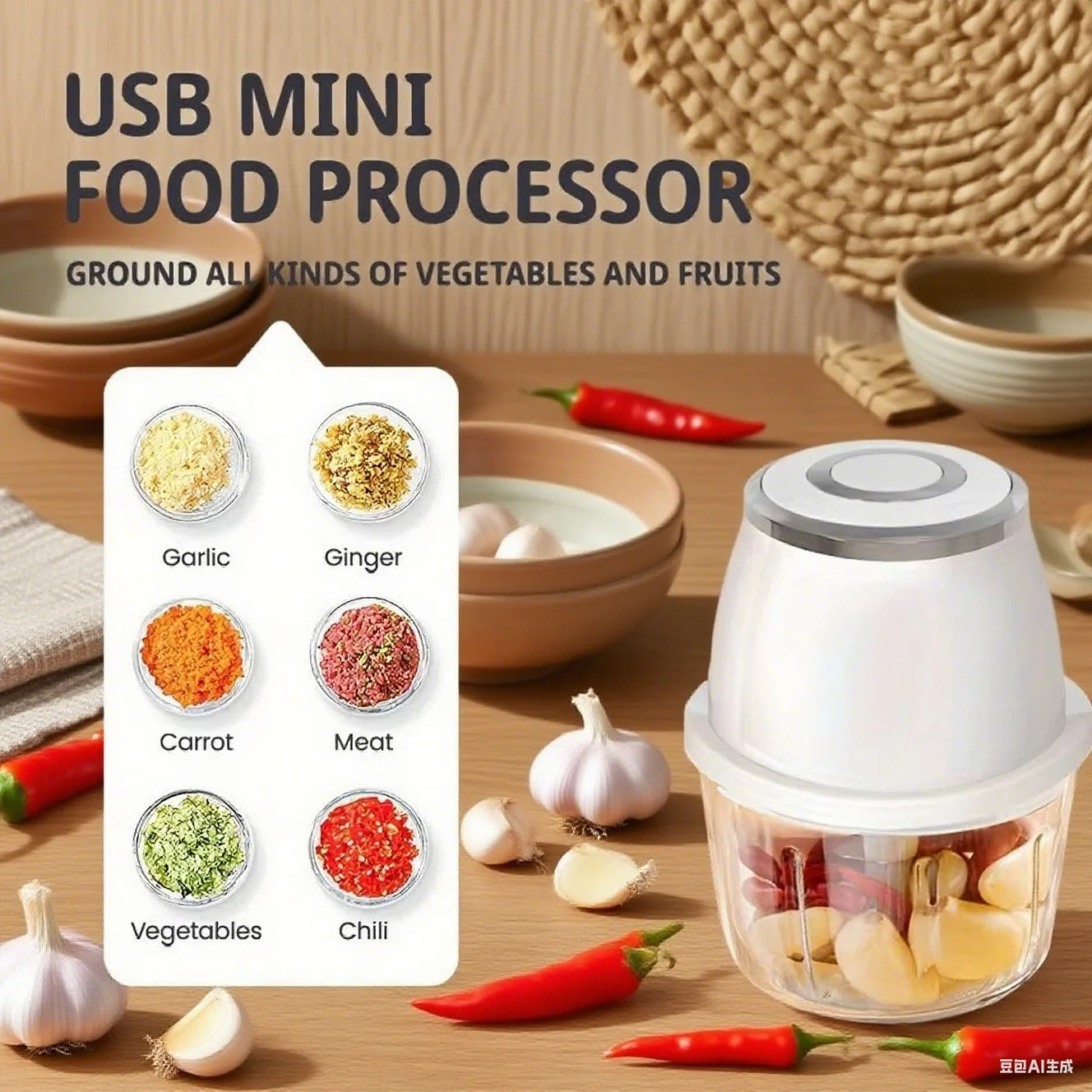 Electric Kitchen Chopper