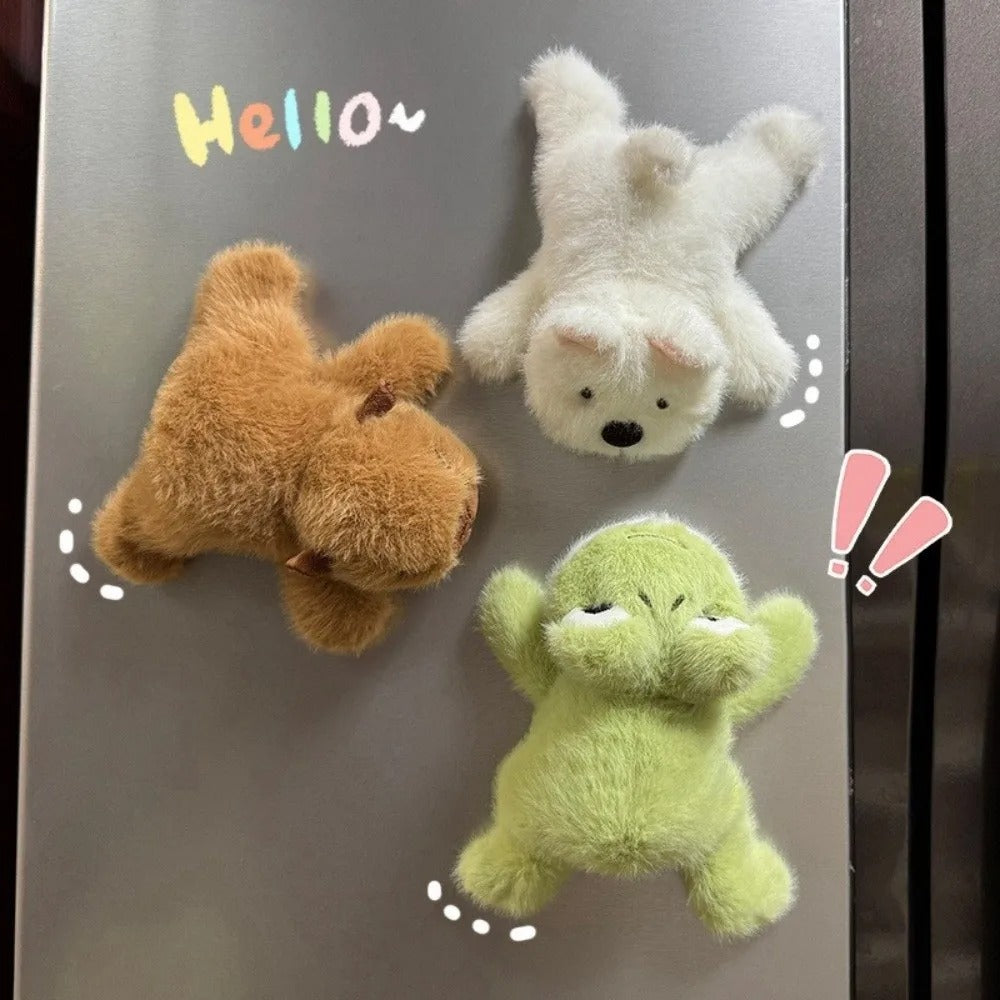 Plush Animal Fridge Magnets