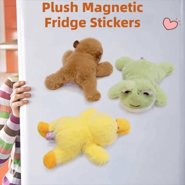 Plush Animal Fridge Magnets