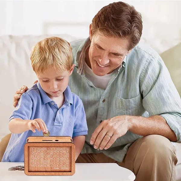 Wooden Money Bank